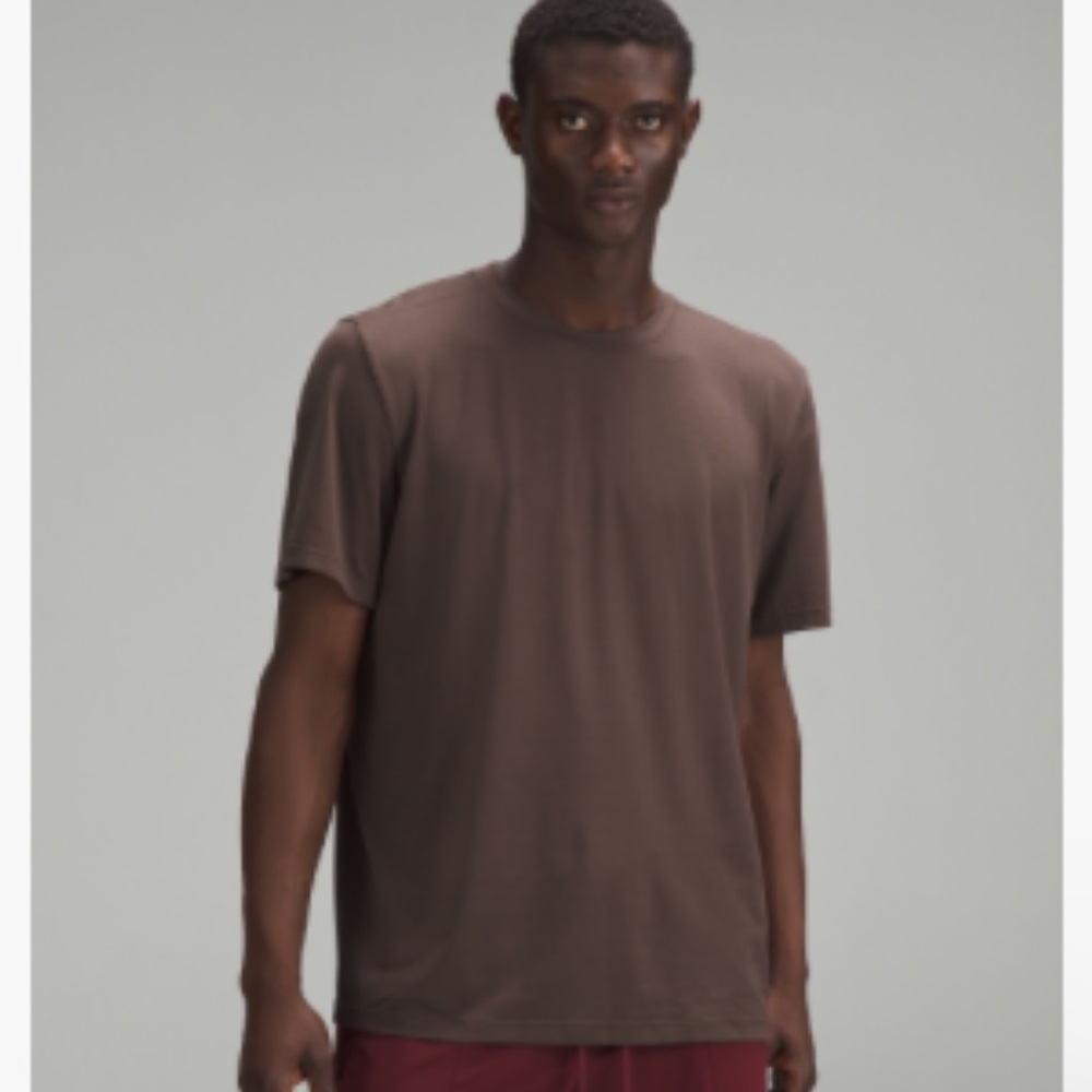 Lululemon License to Train Relaxed Short-Sleeve Shirt Espresso Brown